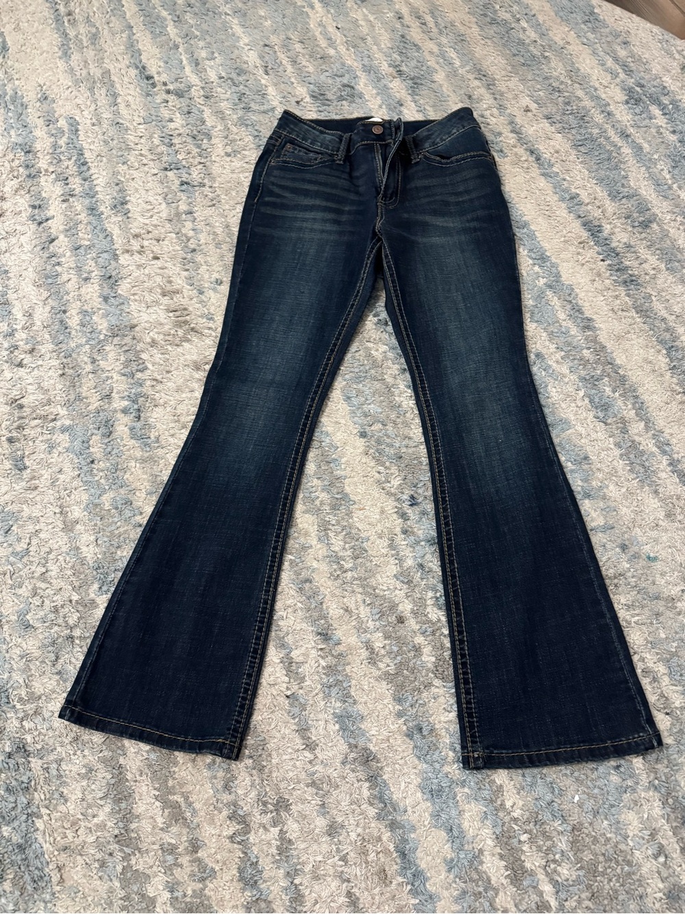 Maurices Dark Blue Flare Jeans